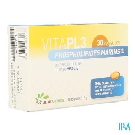 Vitapl3 Phospholipides Marins Caps 30