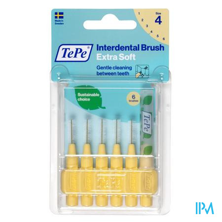 Tepe Interdental Brush 0,70mm Yellow X-soft 6