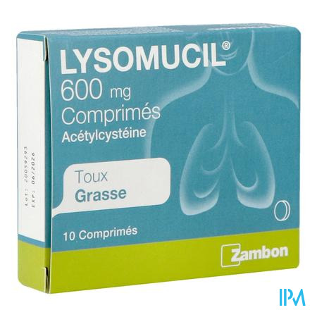 Lysomucil 600 Comp 10 X 600mg