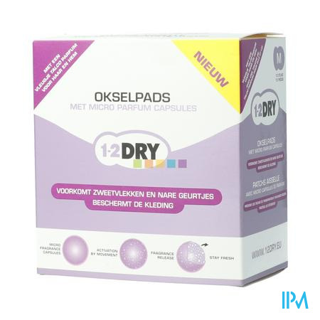 1-2 Dry Medium Okselpads Fragranced 12