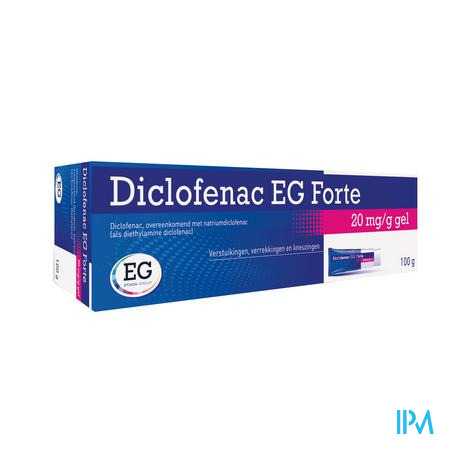 Diclofenac EG Forte 20Mg/G Gel Tube 100G