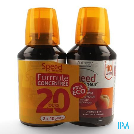 Speed Draineur Ultra Arome Zomerfruit Fl 2x280ml