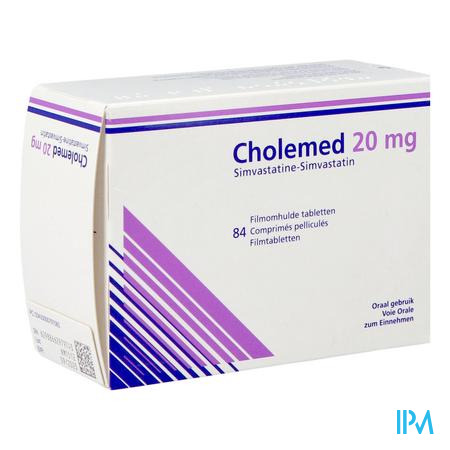 Cholemed 20mg Comp Enrob 84 X 20mg