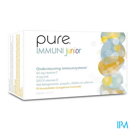 Pure Immuni Junior Kauwtabl 90