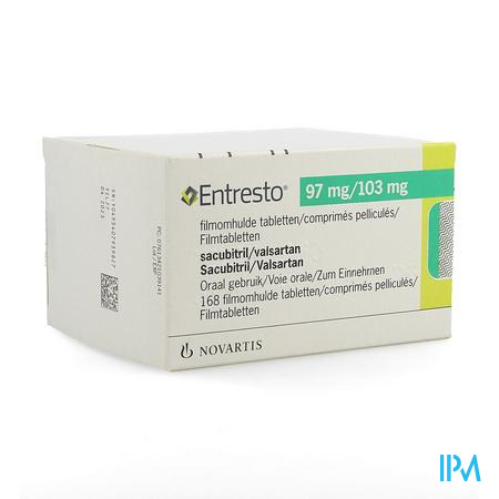 Entresto 97mg/103mg Filmomh Tabl 168