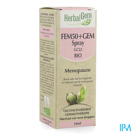 Herbalgem Fem50+gem Spray Bio Gc22 Menopause 10ml
