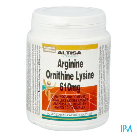 Altisa Arginine Ornithine Lysine V-caps 90 151038