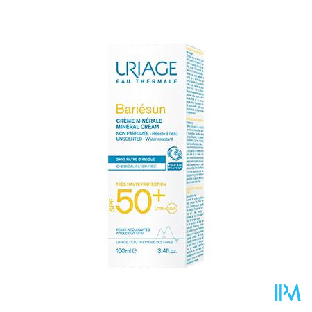 Uriage Bariesun Cr Minerale Ip50+ Allerg.h 100ml