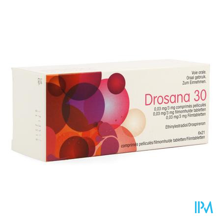 Drosana 30 0,03mg/3mg Filmomh Tabl 6 X 21