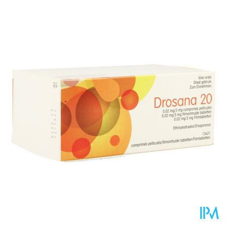 Drosana 20 0,02mg/3mg Comp Pell 13 X 21