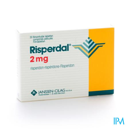 Risperdal Comp Pell 20 X 2mg