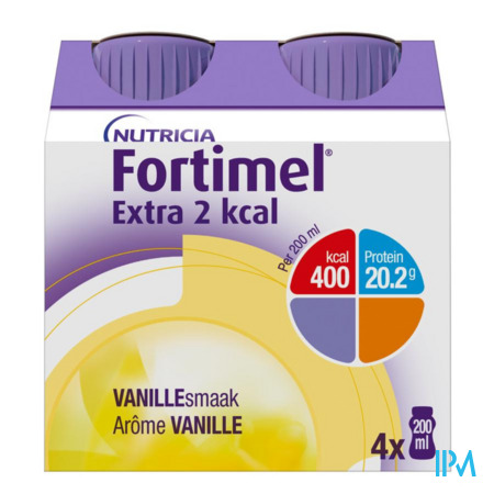 Fortimel Extra 2kcal Vanille 4x200ml