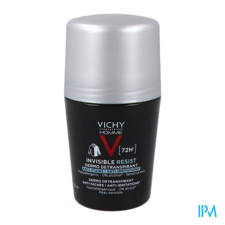 Vichy Homme 72h Invisible Resist Deo Roll 50ml