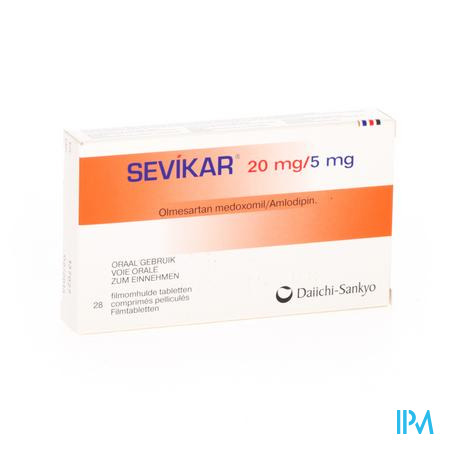 Sevikar 20mg/5mg Filmomh Tabl 28