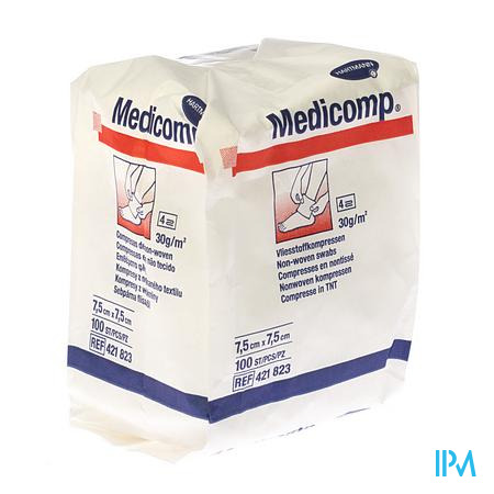 Medicomp 7,5x7,5cm 4pl. Nst. 100 P/s