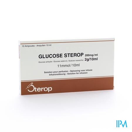 Glucose 20 % Sterop 2g/10ml 10