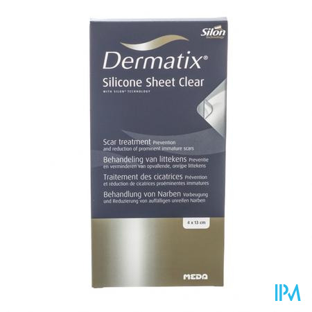 Dermatix Silicone Sheet Clear Adh 4x13cm 1