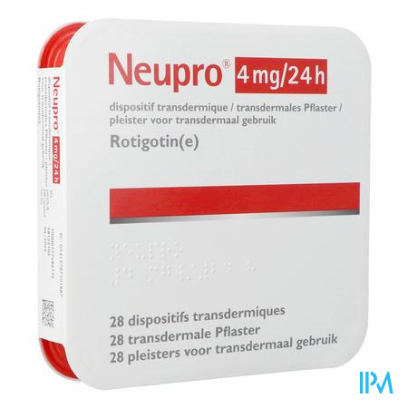 Neupro 4mg/24u transderm. pleister (28)