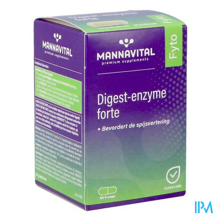 Mannavital Digest Enzyme Forte V-caps 60