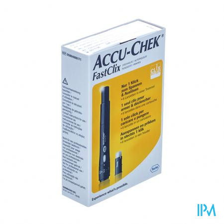 Accu Chek Fastclix (piqueur+lancet 1x6)05864666171