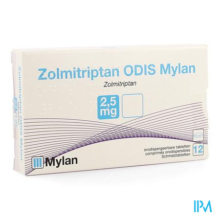 Zolmitriptan Odis Viatris 2,5mg Orodisp.tabl 12