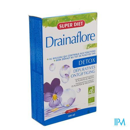 Superdiet Drainaflore Bio Amp 20x15ml