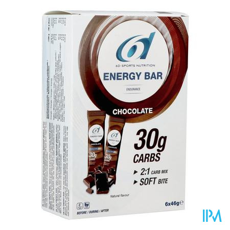 6d Energy Bar Chocolate 6x46g