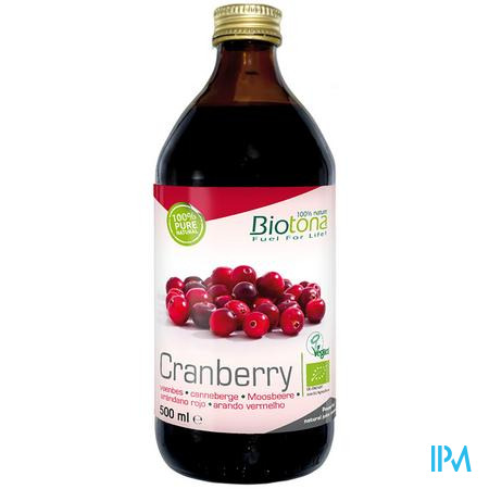 Biotona Cranberry Geconcentreerd Sap Bio 500ml