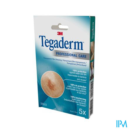 Tegaderm 3m Film Dressing Transp 6x 7cm 5 1624p