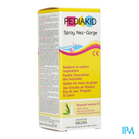 Pediakid Spray Nez-gorge Fl 20ml