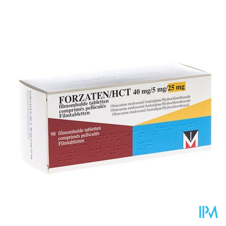 Forzaten/hct 40mg/ 5mg/25mg Filmomh Tabl 98