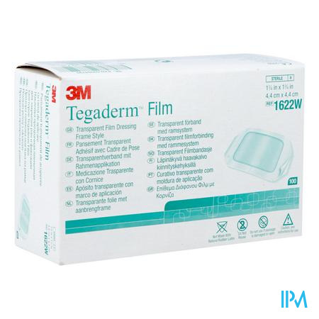 Tegaderm 3m Transp 4x 4cm 100 1622w