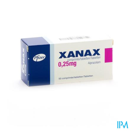 Xanax 0,25mg Comp 50