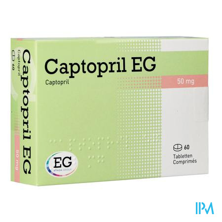 Captopril EG           Tabl 60X50Mg