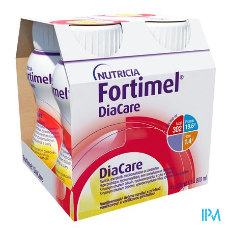 Fortimel DiaCare goût vanille Bouteilles 4x200ml