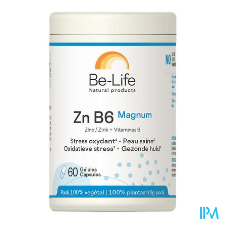 Zn B6 Magnum Minerals Be Life Gel 60