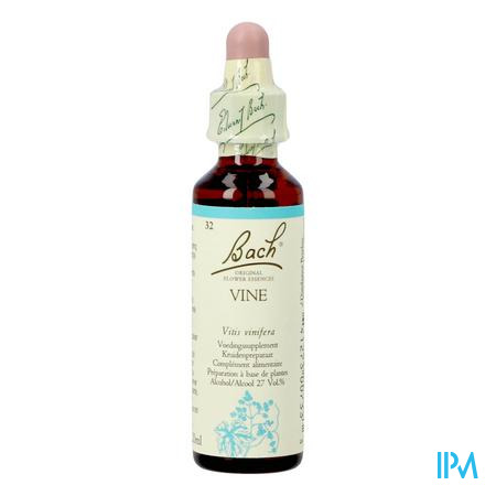 Bach Flower Remedie 32 Vine 20ml