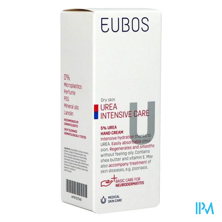 Eubos Creme Mains Uree 5% Tube 75ml