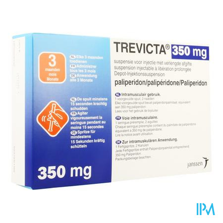 Trevicta 350mg Verl.afgifte Voorgev.spuit 1+2 Nld