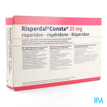 Risperdal Consta 25,0mg Fl Im 1x25,0mg/2ml+solv