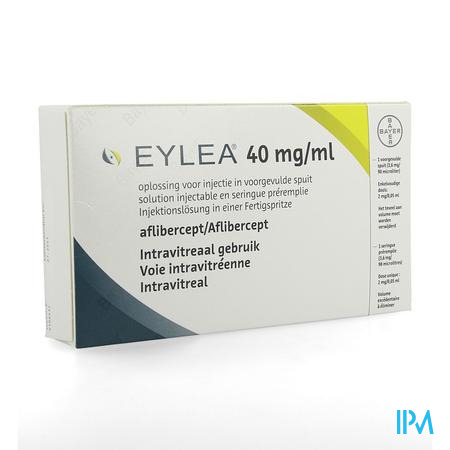 Eylea 40 mg/ml inj. opl. i.vitr. voorgev. spuit 0.09 ml