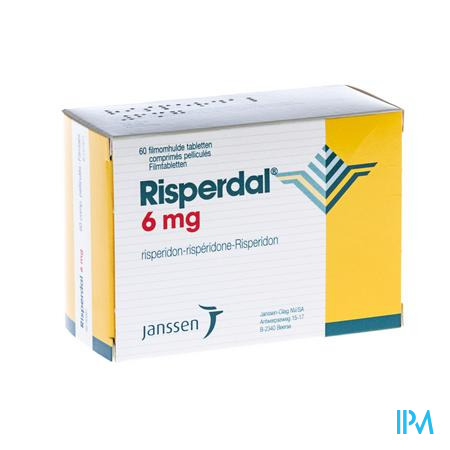 Risperdal Comp Pell 60 X 6mg