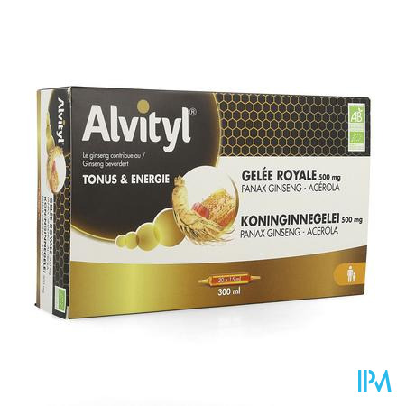 Alvityl Koninginnegelei Ginseng Acerola 20x15ml