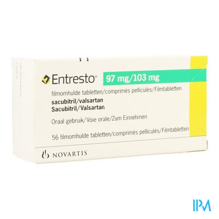 Entresto 97mg/103mg Filmomh Tabl 56