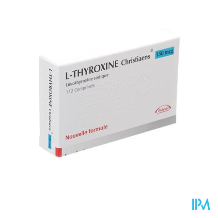 l Thyroxine Christiaens Comp 112x0,150mg