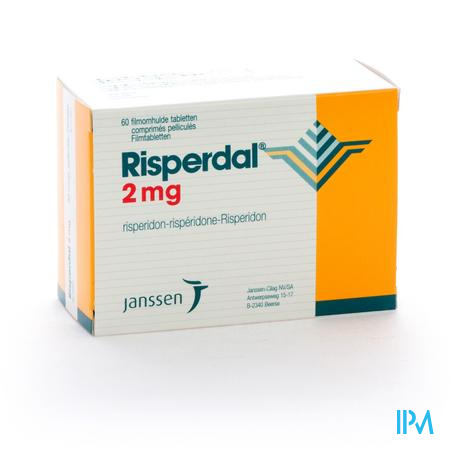 Risperdal Comp Pell 60 X 2mg