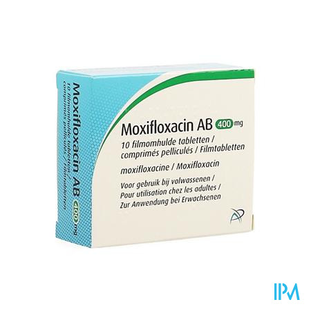 Moxifloxacin Ab 400mg Filmomh Tabl 10 X 400mg