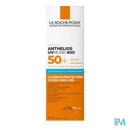 Lrp Anthelios Uvmune400 Hydra Creme Zp Spf50+ 50ml