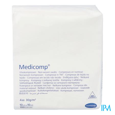 Medicomp 10x10cm 4l. Nst. 100 P/s