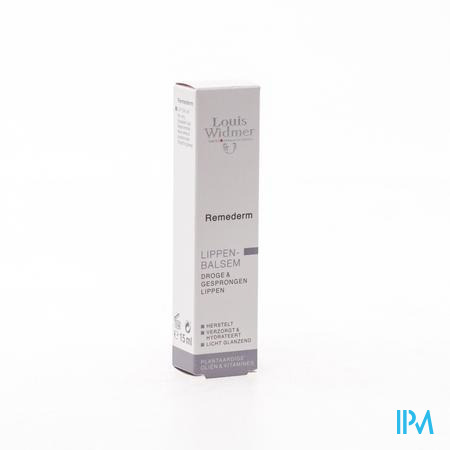 Widmer Remederm Lippenbalsem Parf Tube 15ml